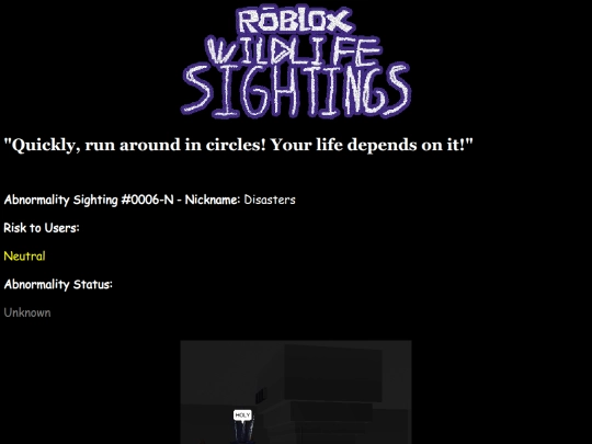 anomalies/0006-N screenshot
