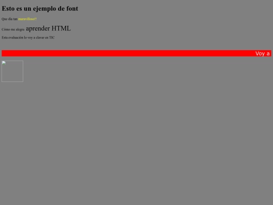 Ejercicio font/Font screenshot