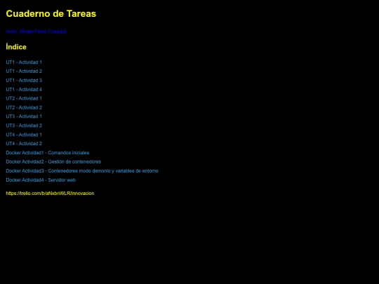 index screenshot