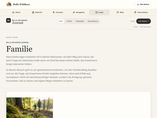 Parallelwelt/Journal/ressort/familie screenshot