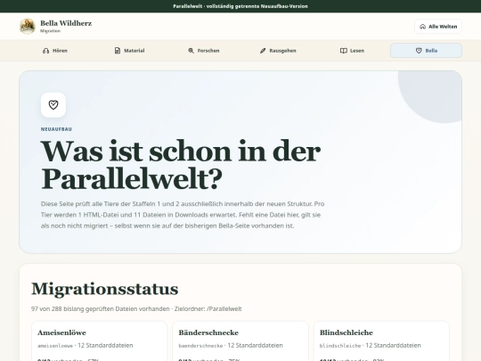 Parallelwelt/Migration screenshot