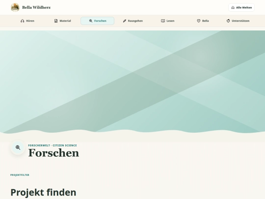 Parallelwelt/Mitforschen screenshot