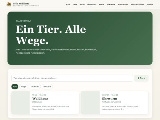 Parallelwelt/Tiere screenshot