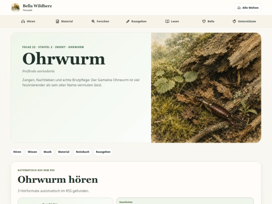 Parallelwelt/Tiere/ohrwurm screenshot