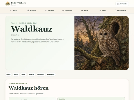 Parallelwelt/Tiere/waldkauz screenshot