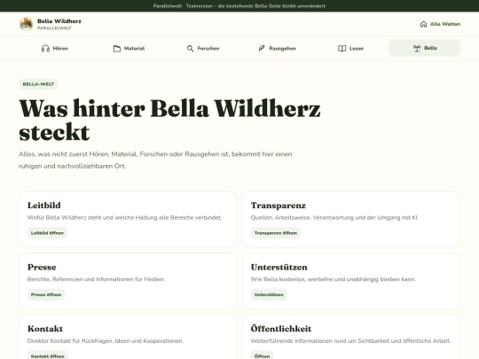 Parallelwelt/bella screenshot