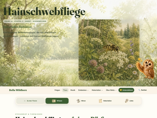 Tiere/hainschwebfliege screenshot