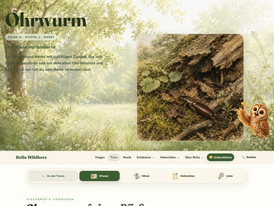 Tiere/ohrwurm screenshot