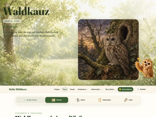Tiere/waldkauz screenshot