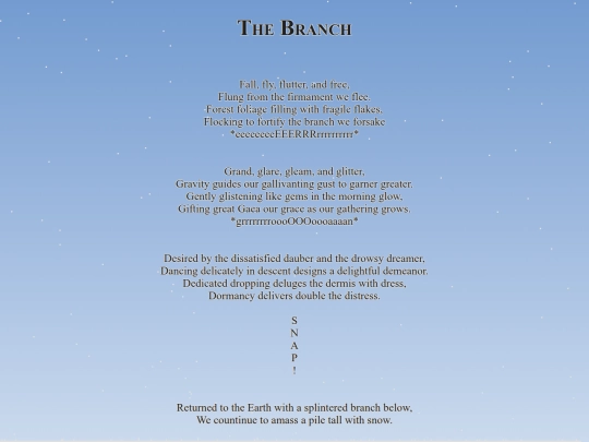 Seasonal Collection/The Branch screenshot