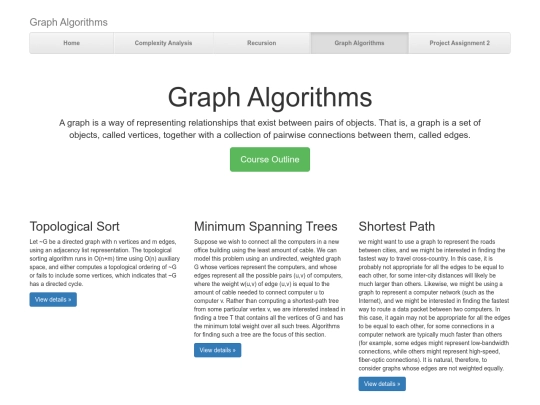 Graph Algorithms screenshot