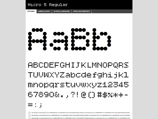 res/fonts/webfontkit-20260722-183729/micro5-regular-demo screenshot