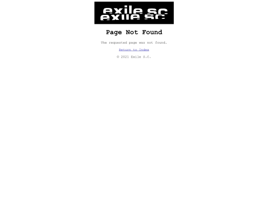 not_found screenshot