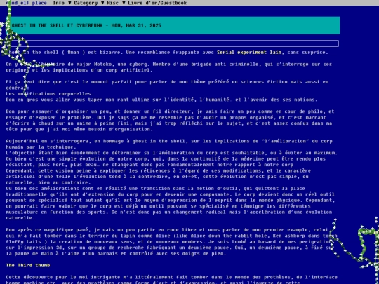 post/ghost-in-the-shell-et-cyberpunk screenshot