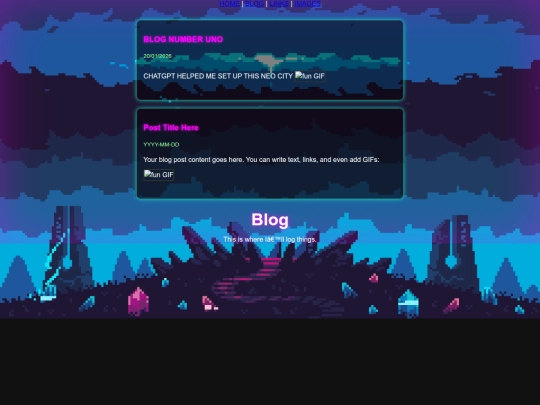blog screenshot