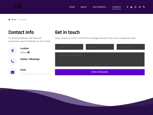 contact screenshot