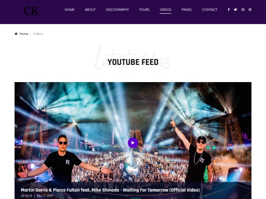 videos screenshot