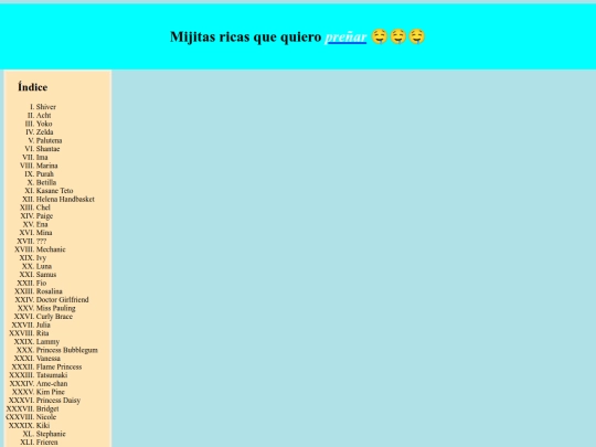 index screenshot