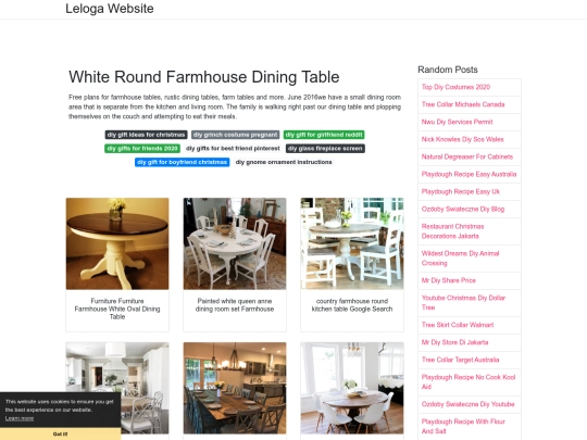 white-round-farmhouse-dining-table screenshot
