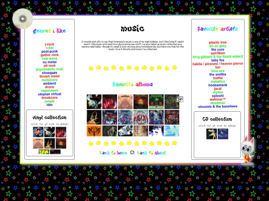 about/music screenshot
