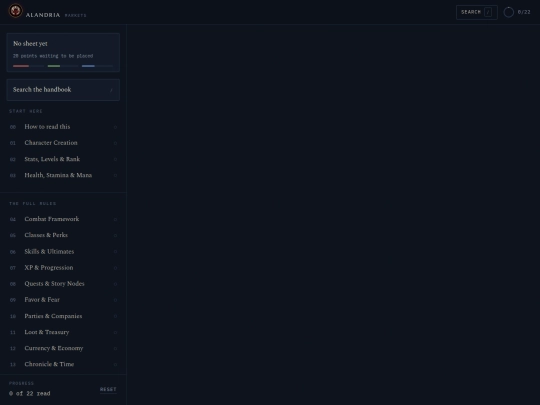markets screenshot