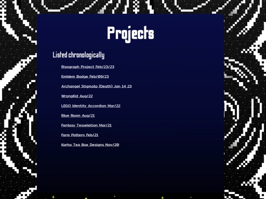 project-page-index screenshot