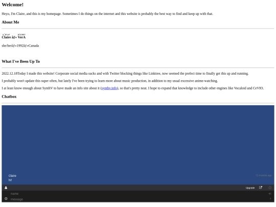 html/home screenshot