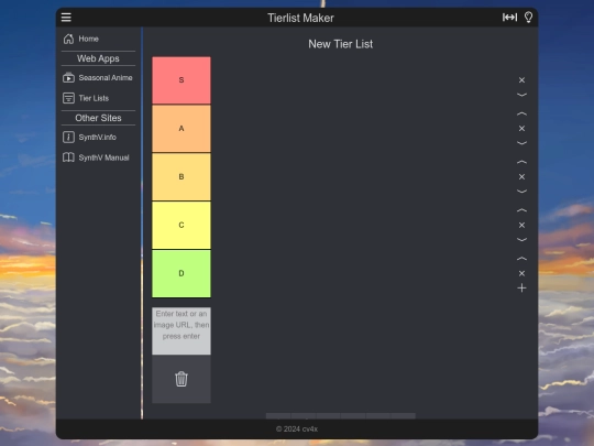 tierlist screenshot