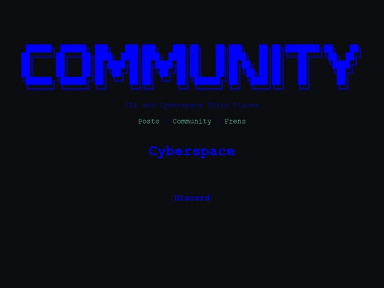 community screenshot