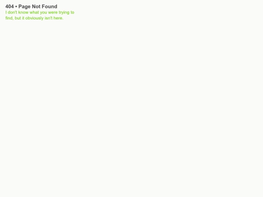 not_found screenshot
