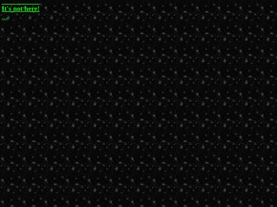 not_found screenshot