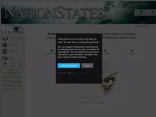 NS screenshot