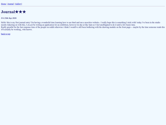 journal screenshot