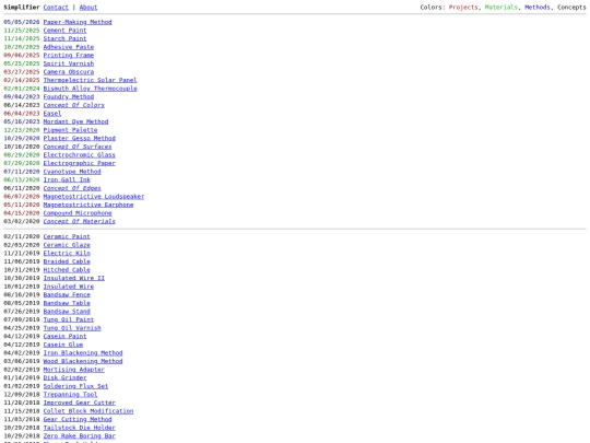 index screenshot