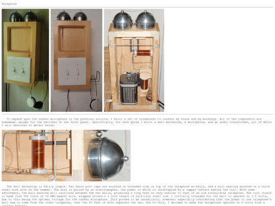 telephone screenshot