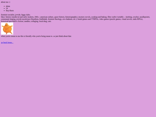 aboutme screenshot