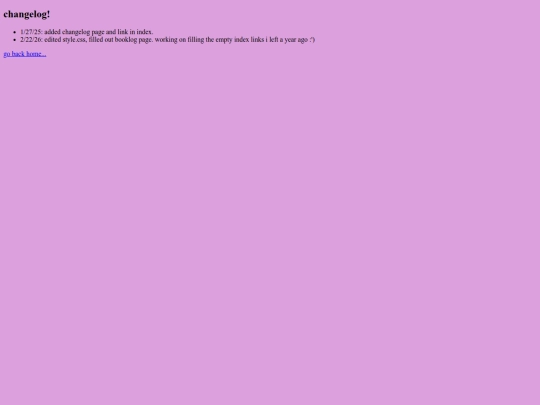 changelog screenshot