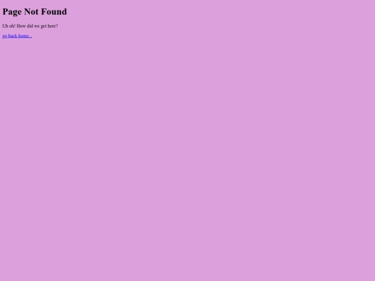 not_found screenshot