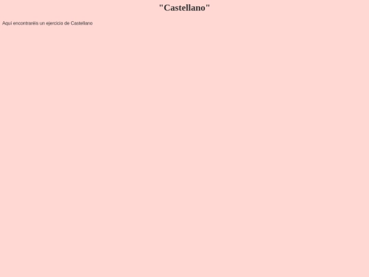 castellano screenshot