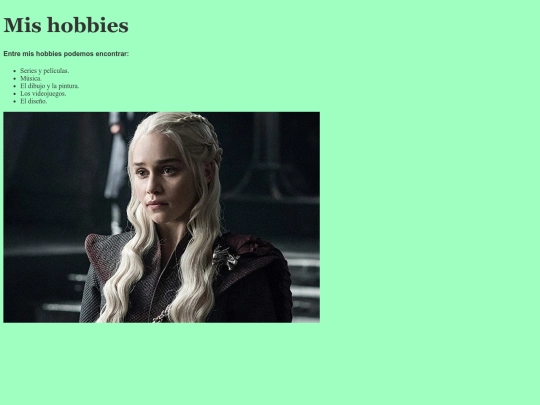 hobbies screenshot