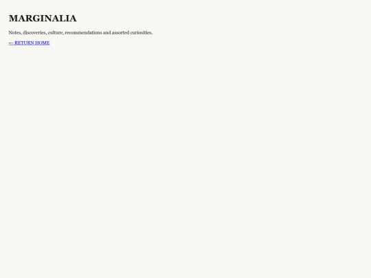 marginalia screenshot
