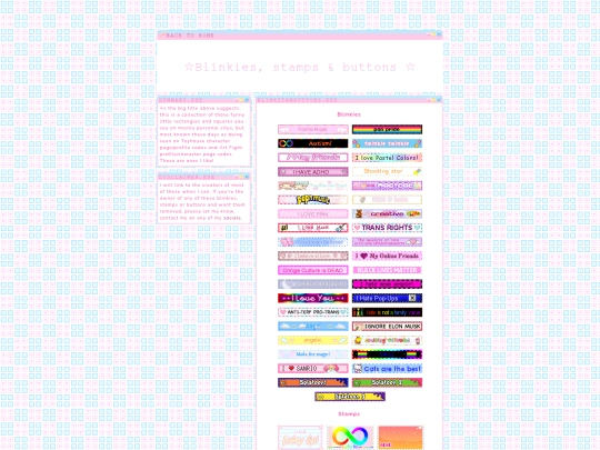 blinkiesstampsbuttons screenshot