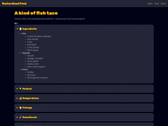 food/fish-tacos screenshot
