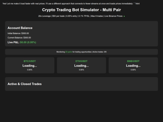 trading-bot screenshot