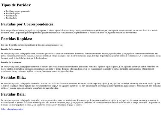 Partidas screenshot