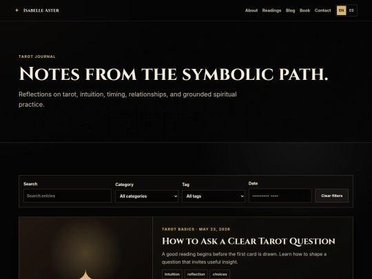 blog screenshot