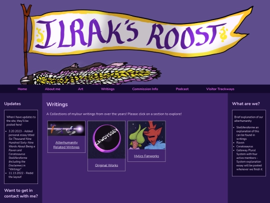 writing screenshot