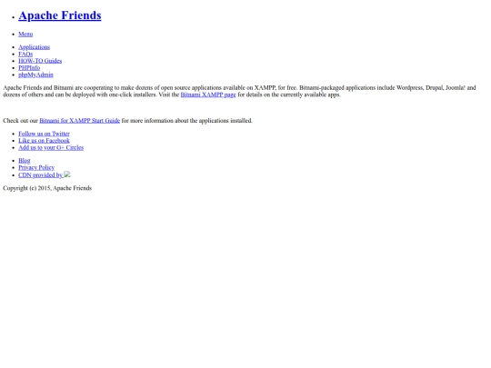 applications screenshot