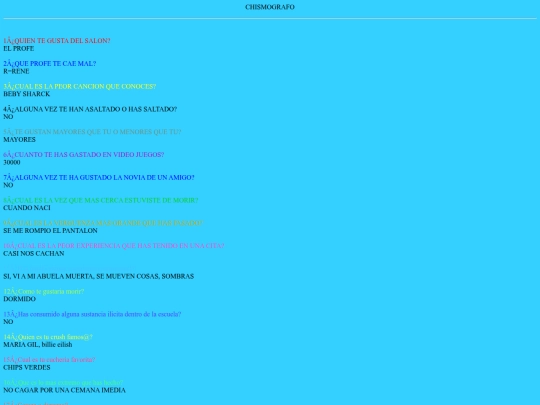 chismografo screenshot