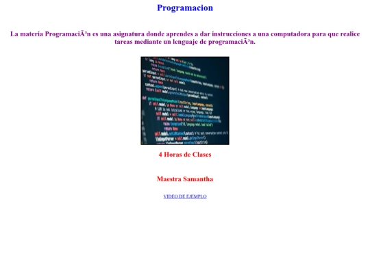 progamacion screenshot
